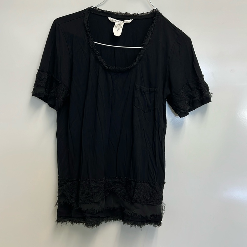 Diane Von Furstenberg Black Tee
